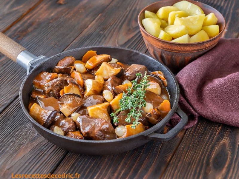 Boeuf bourguignon, recette de grand-mère